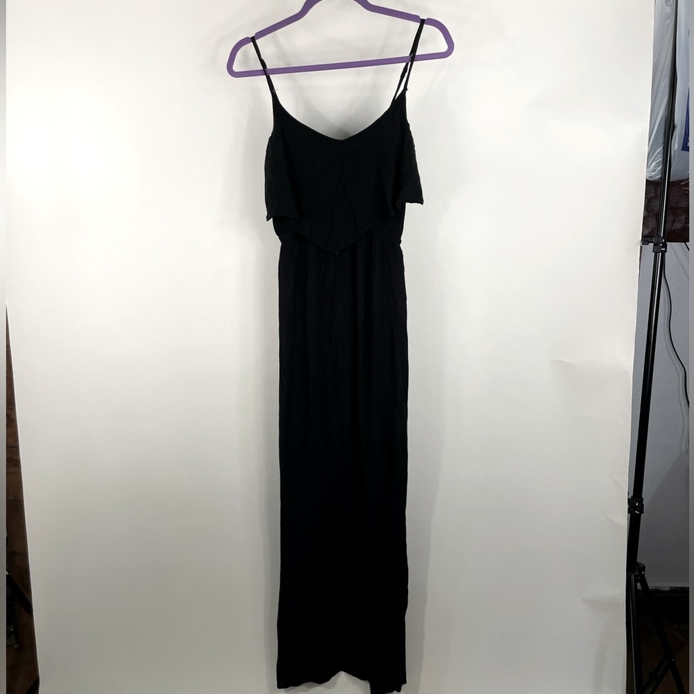 Mudd Black Maxi Dress with Slit (Small)